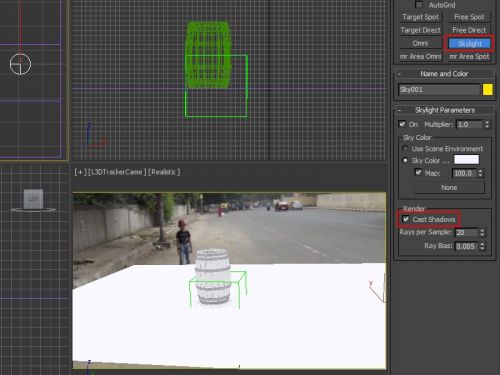 ترکیب اشیا سه بعدی و صحنه واقعی با افترافکت و تری دی ماکس